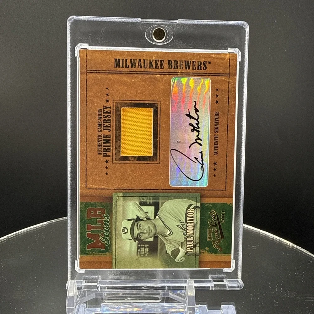2004 Donruss Prime Cuts Paul Molitor Jersey Signatures /50 Auto HOF